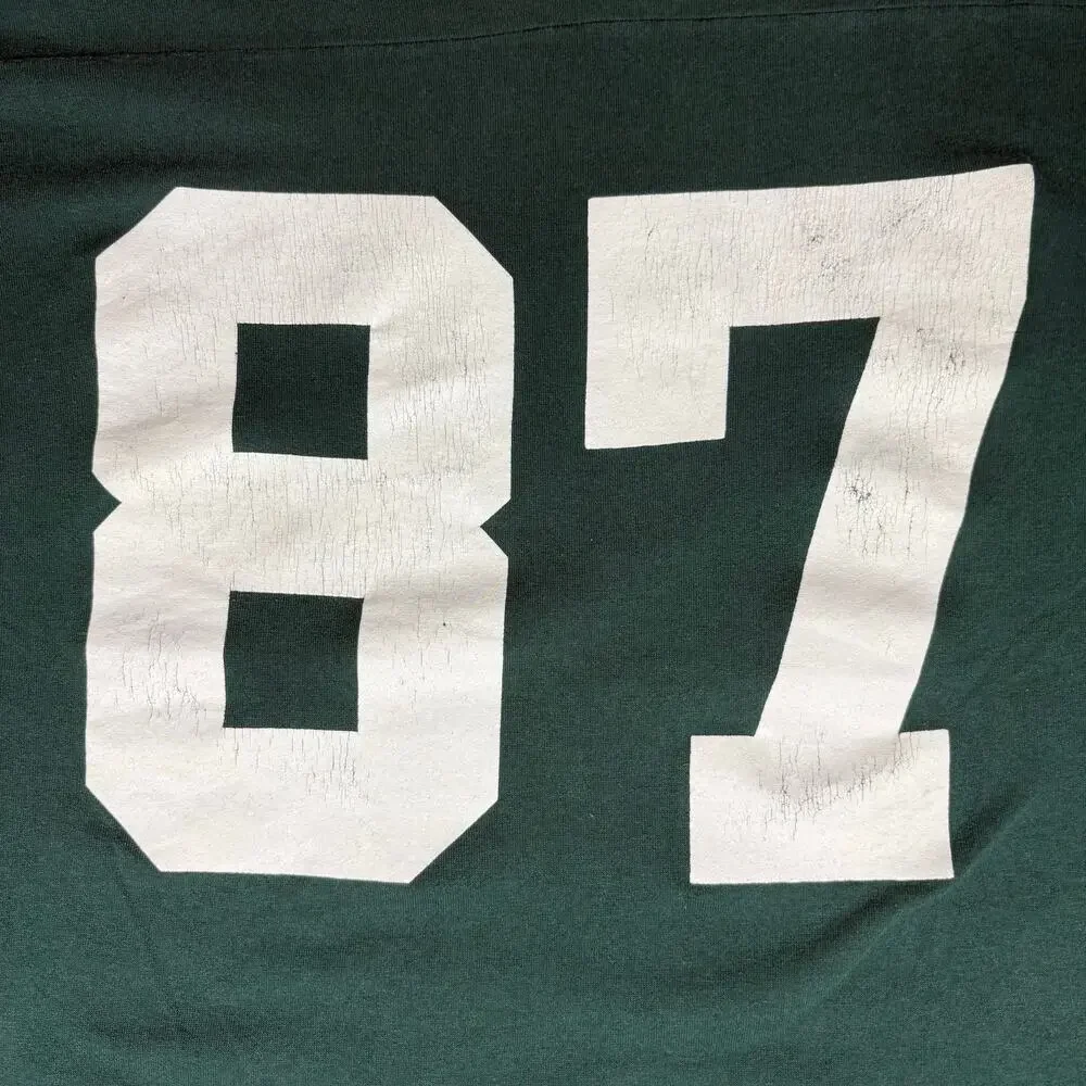 Vintage Robert Brooks Green Bay Packers NFL Logo 7‎ Jersey T Shirt Sz Men's XL